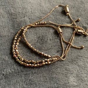 Jcrew Gold Bracelet Set